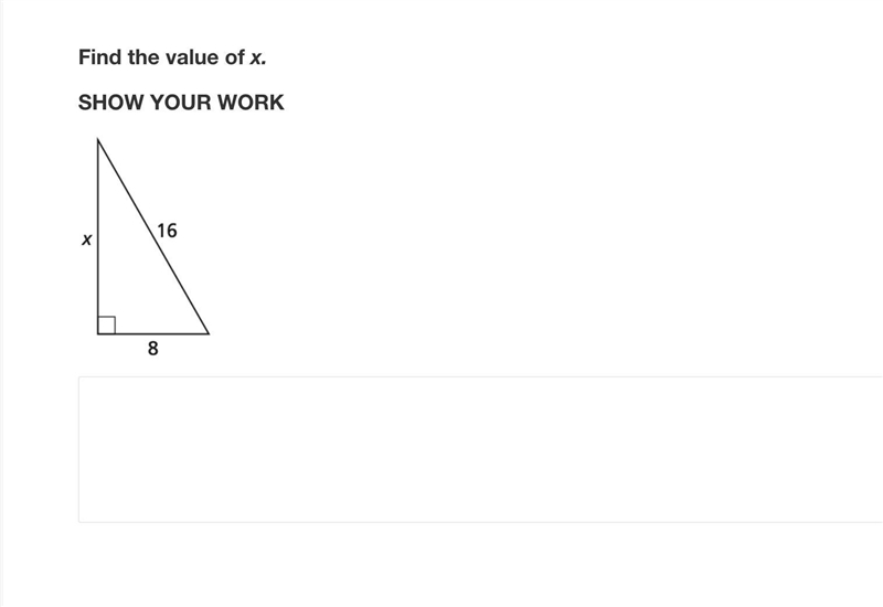 Find the value of x show your work-example-1