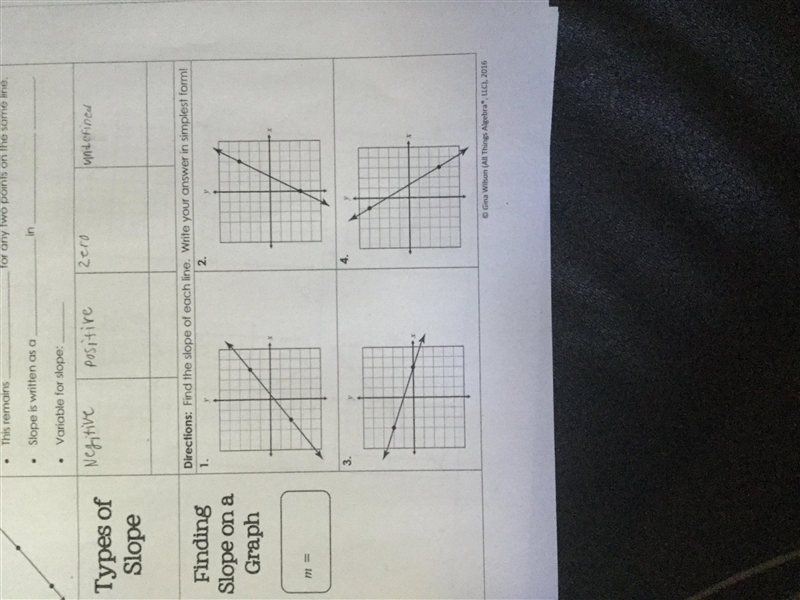 Find the slope of each line-example-1