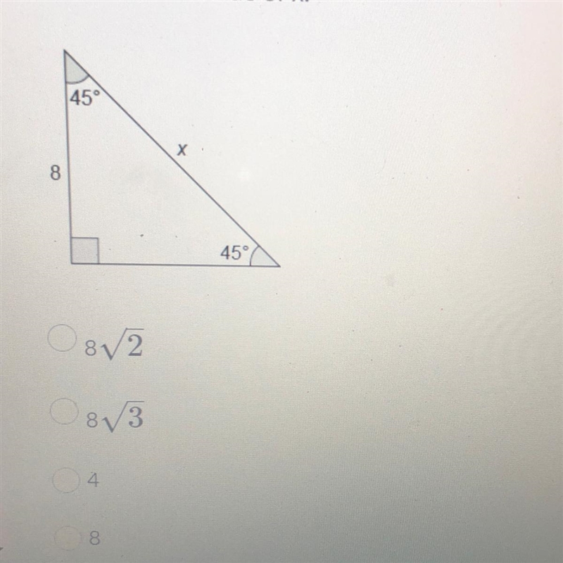 Determine the value of x. 8 2 8 3 4 8-example-1