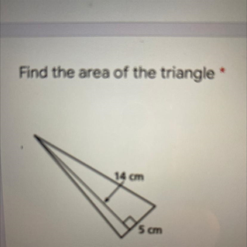 Find the area of a triangle￼-example-1