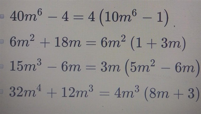 Which statements are true select each correct answer​-example-1