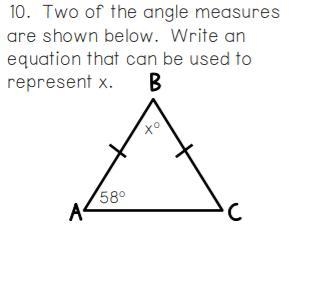 What equation can be used to solve for x-example-1