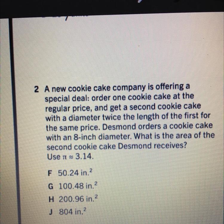 A new cookie cake company is offering a special deal: order one cookie cake at the-example-1