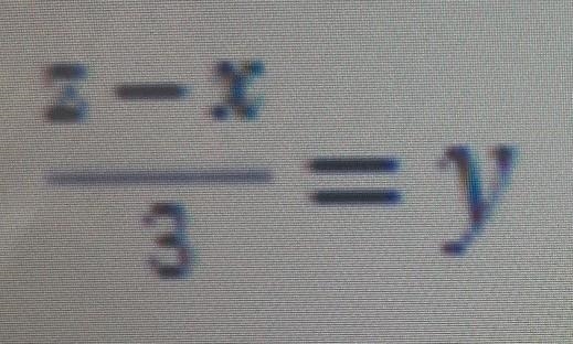 Z-x/3=y solve for z it's on a quiz hurryyy​-example-1