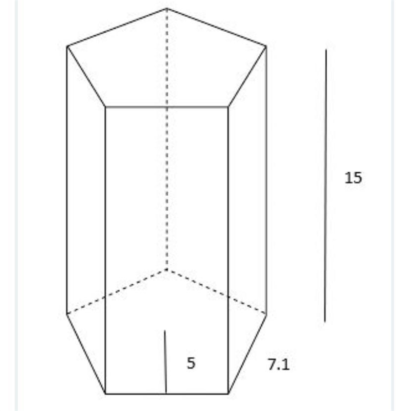 Does anybody know how to find the volume of. a prism. please help-example-1