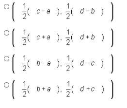 Which formula gives the coordinates of the midpoint of the segment connecting points-example-1