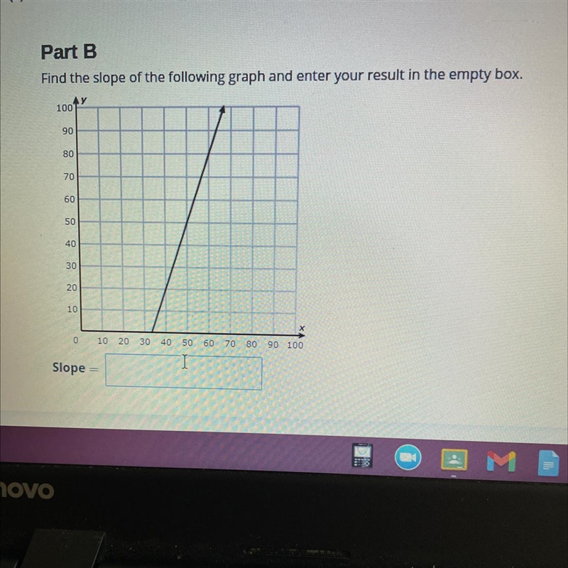 Need help finding the slope!-example-1