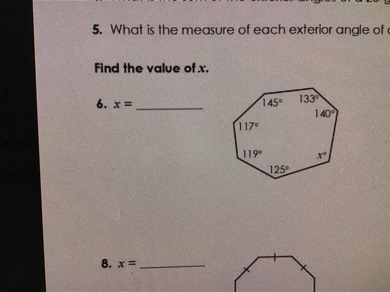 Find the value of x. Show work if you can-example-1