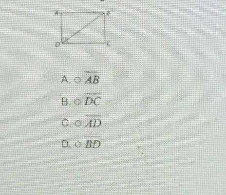 Help PLEASE!!! 3. What side belongs in the blank? In rectangle ABCD, side CD is perpendicular-example-1