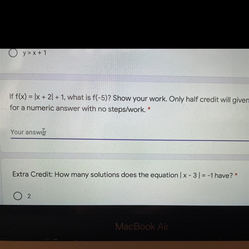 If f(x)=|x+2|+1 what is f(-5)?-example-1