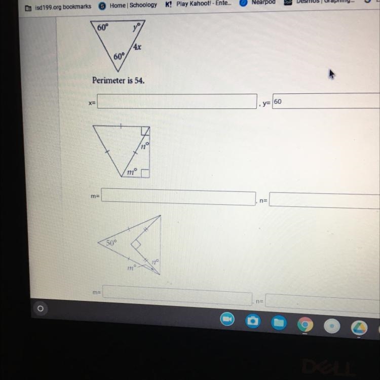 Solve for X and Y thank u!-example-1