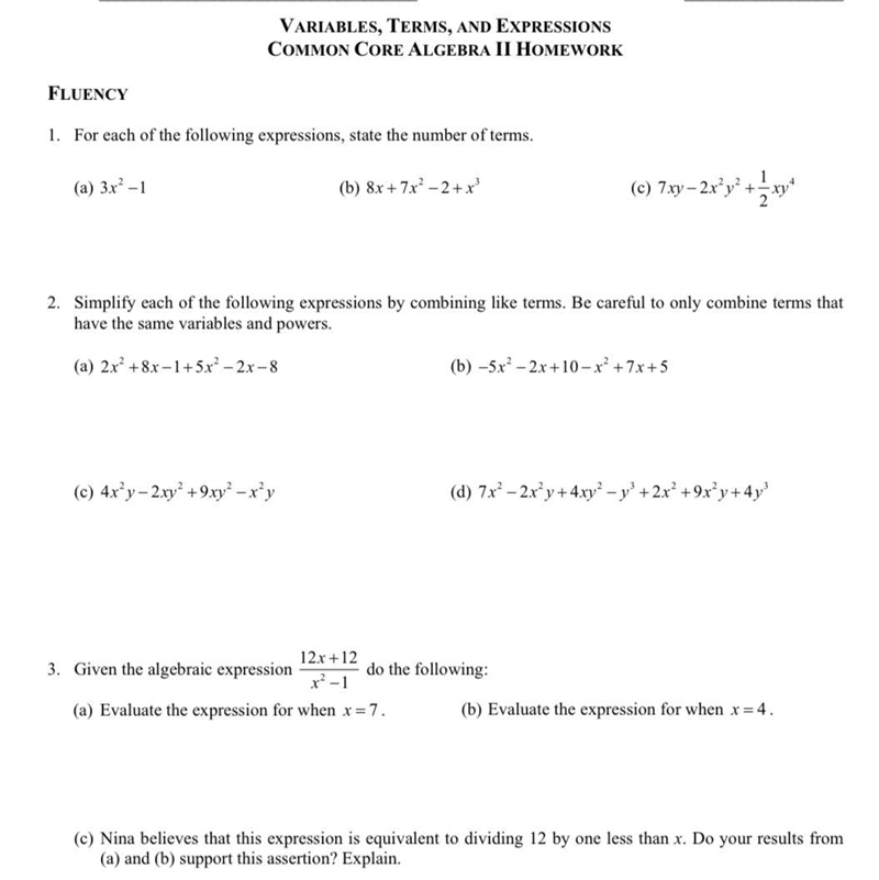 Helps with algebra worksheet-example-1