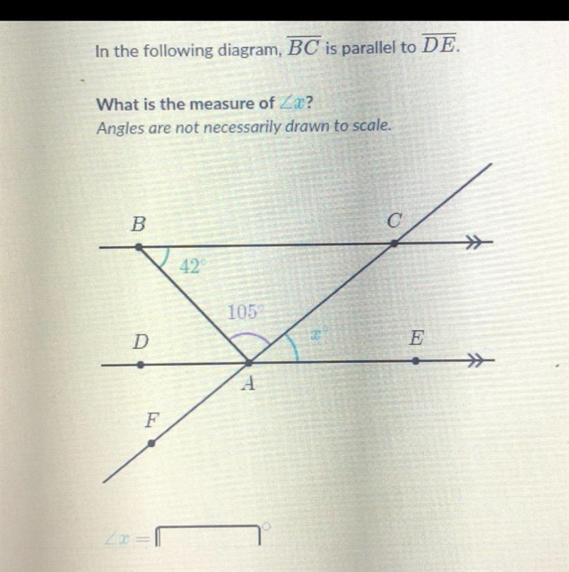 What is the measure of x?-example-1