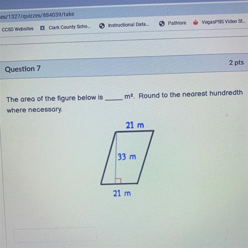 M2. Round to the nearest hundredth The area of the figure below is where necessary-example-1