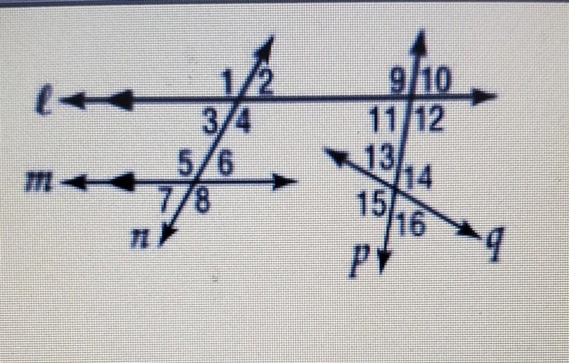 ASAP! what type of angles are <3 and <10 A. Consecutive interior angles B. Alternate-example-1