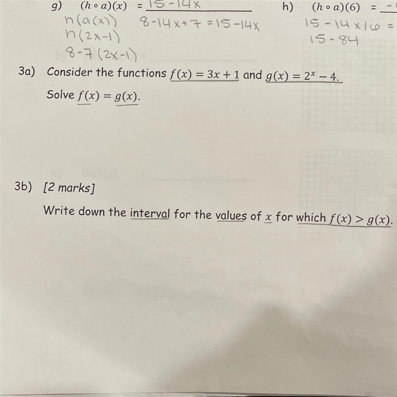 Please answer 3 a) and 3 b)-example-1