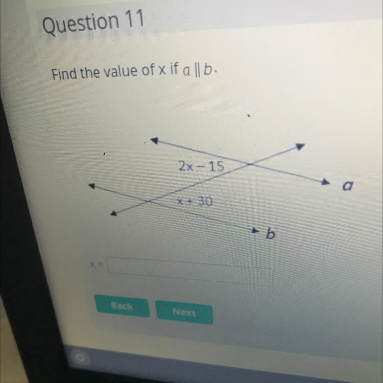 Find the value of x HELP PLS-example-1