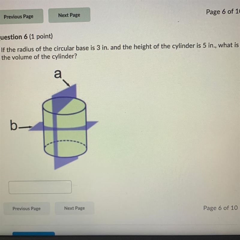 What is the volume of the cylinder?-example-1