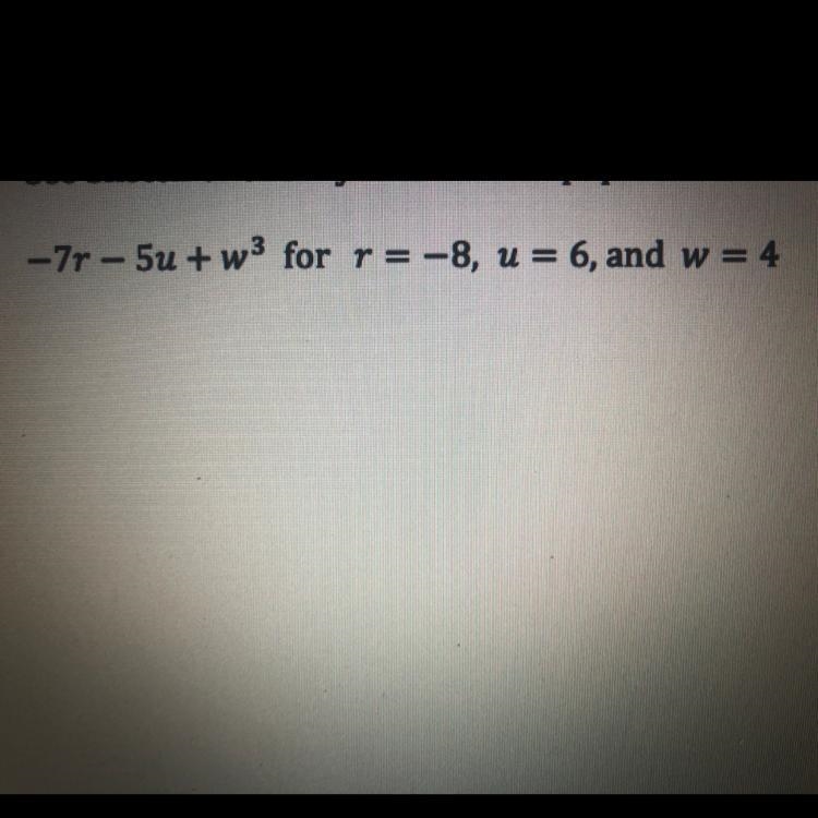 Evaluate the expression-example-1