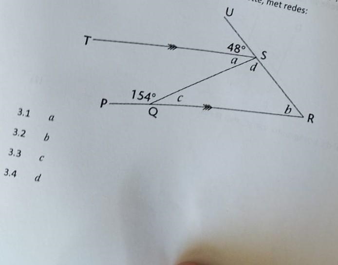 What are the sizes of angles a, b, c and d? ​-example-1