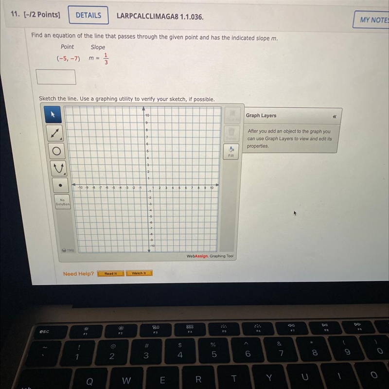 Find an equation of the line that passes through the given point and has the indicated-example-1