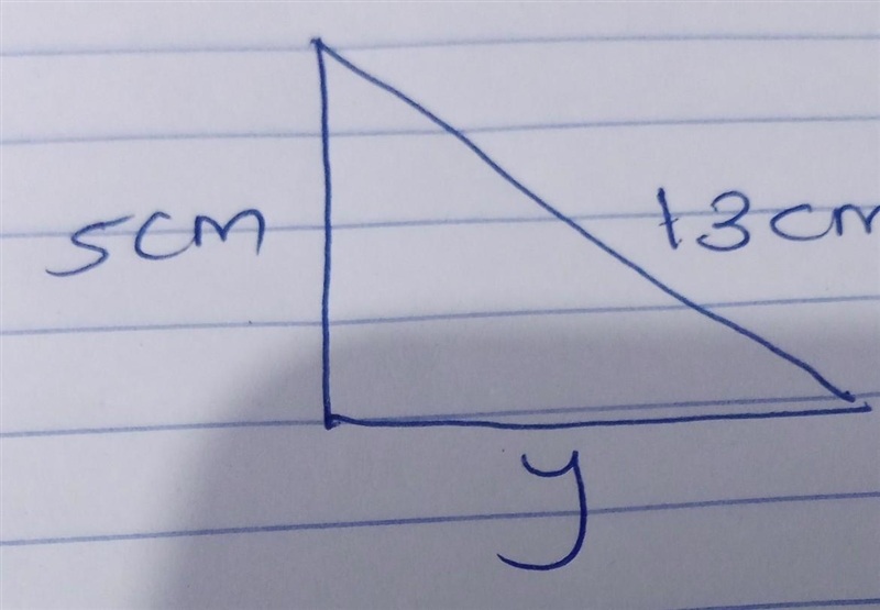 Find the missing missing length y the Shape below​-example-1