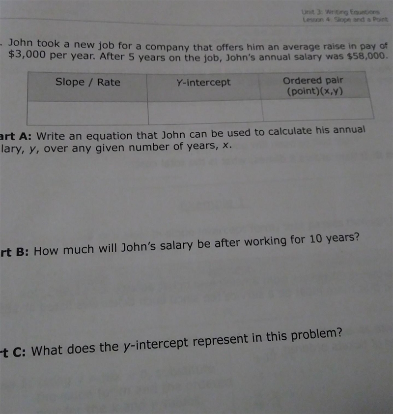 4. John took a new job for a company that offers him an average raise in pay of $3,000 per-example-1