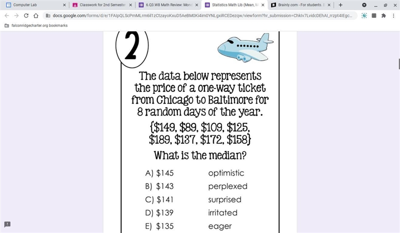 What is the median of the data?-example-1