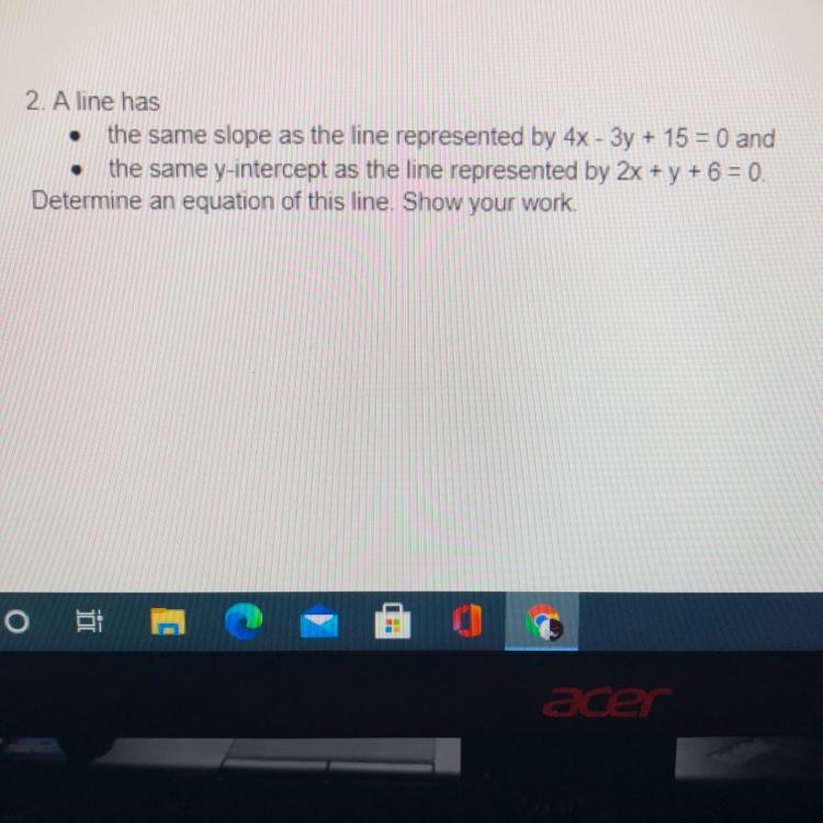 Can someone please tell me what the equation would be and how I would show it-example-1