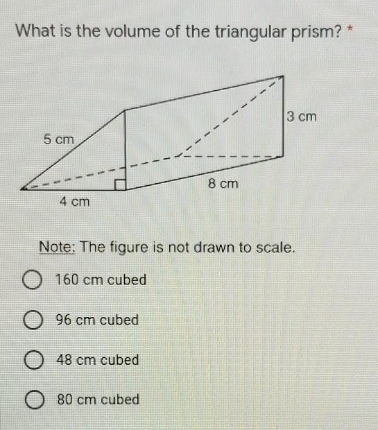 Volume of triangular prism​-example-1