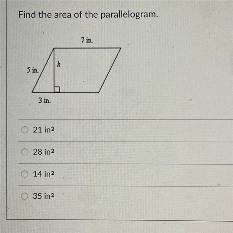 Find the area of the parallelogram-example-1