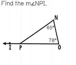 Find measure of angle NPI-example-1