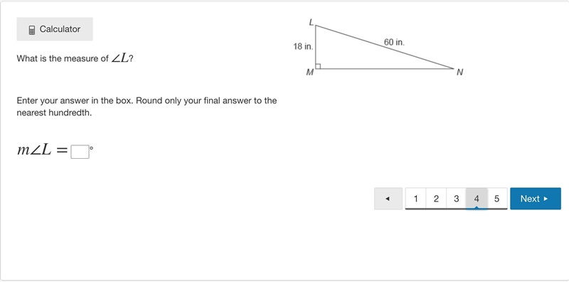 What is the measure of ∠L? Enter your answer in the box. Round only your final answer-example-1