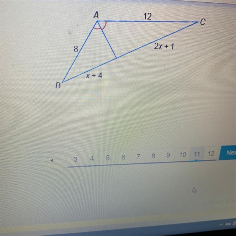 What is the value of x ?-example-1