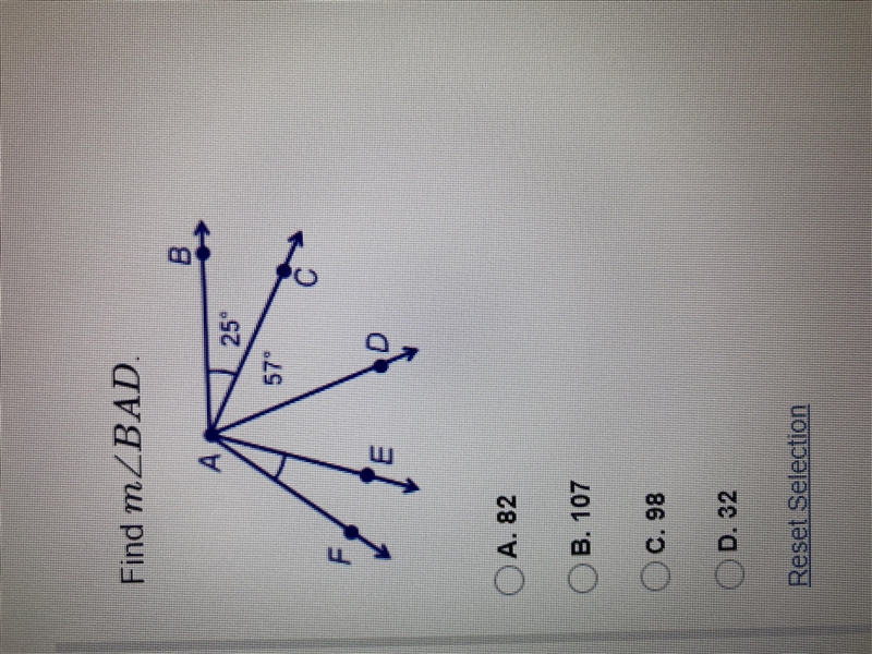 Find the angle BAD (pls)-example-1