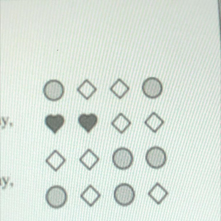 If you were to select 1 shape at random from the array, what is the probability it-example-1