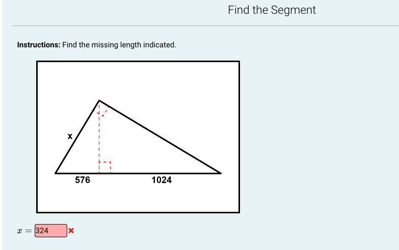 I need help ASAP!!! FIND THE SEGMENT Please explain how u got the answer-example-1