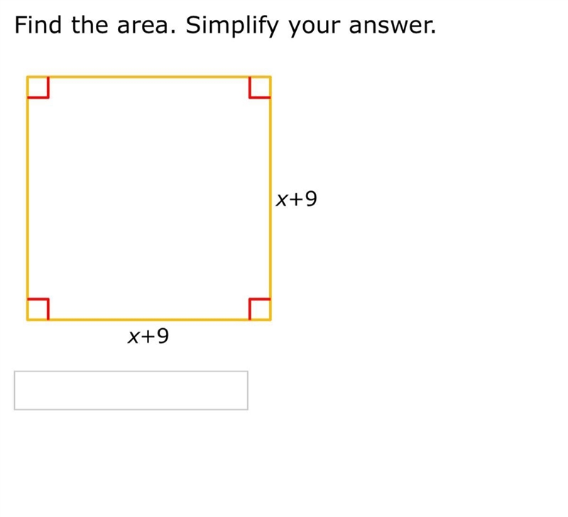 Find the area. Simplify your answer.-example-1