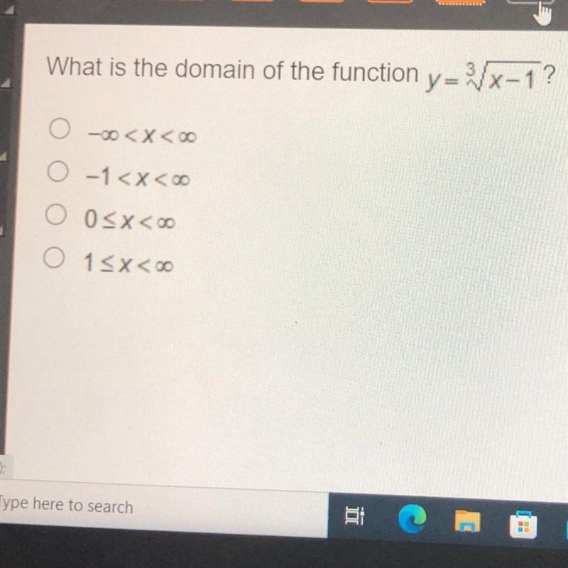 What is the domain of the function-example-1