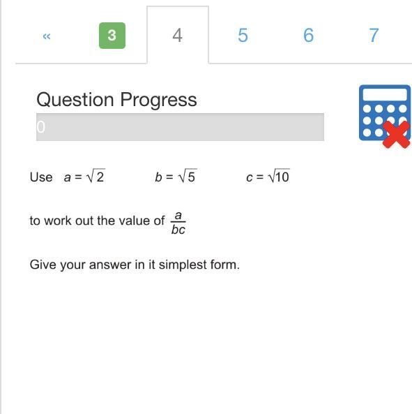 Please help me with this surds question. Explain how you got your answer.-example-1