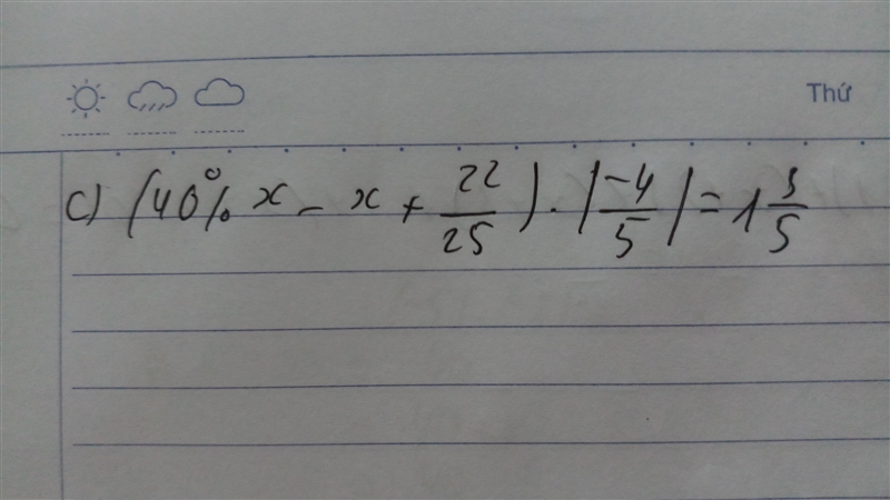 (40% x - x + 22/25)./-4/5/=1 3/5-example-1