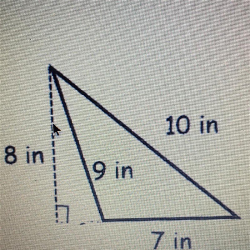 Find the area of the given shape?-example-1