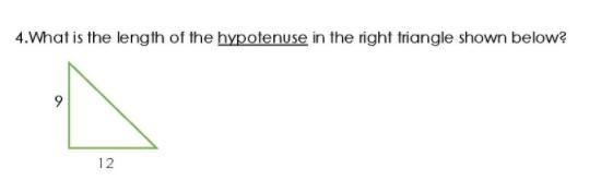 Find the length of the hypotenuse in the picture plz-example-1