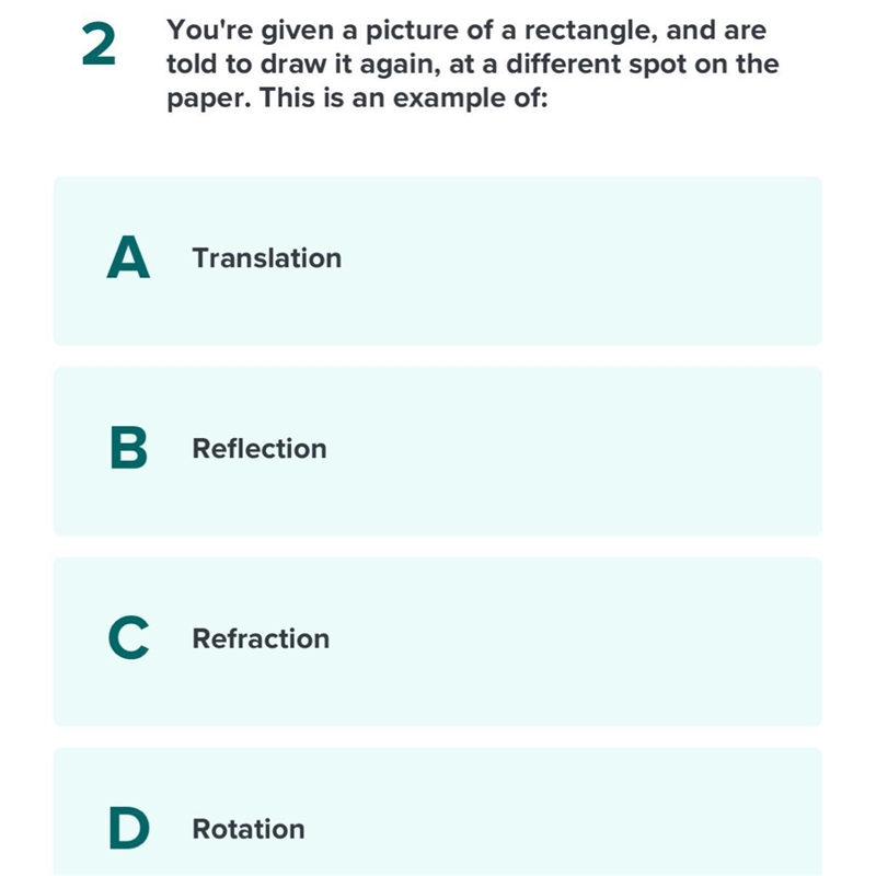 You're given a picture of a rectangle, and are told to draw it again, at a different-example-1