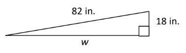 Find the length of the missing side. a= in b= in c= in-example-1