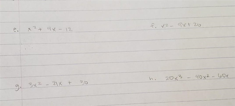 Factor the following standard form trinomials in x*2 + bx + c form. First look for-example-1