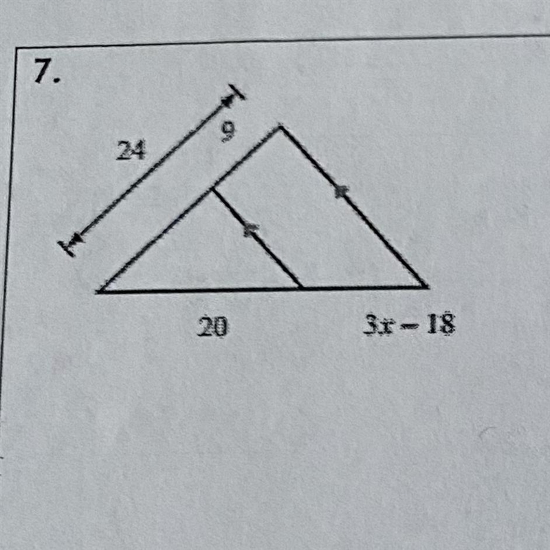 GIVING 50 POINTS Find the missing length indicated. Pls show your work-example-1