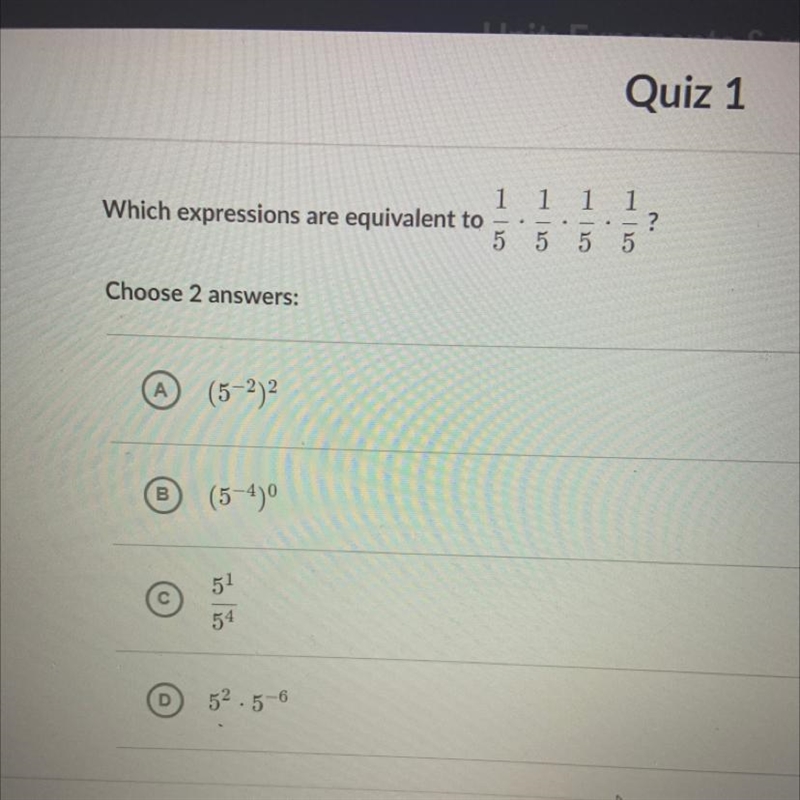 ￼What Expressions are equivalent to ....-example-1