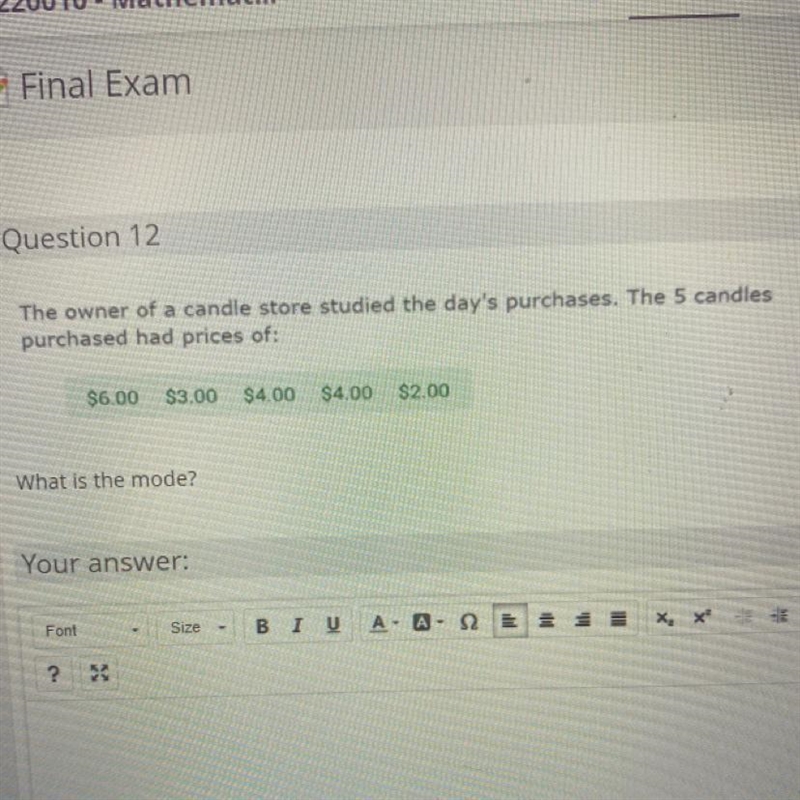 The owner of a candle store studied the day's purchases. The 5 candles purchased had-example-1