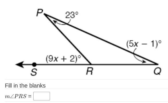 Fill inthe blanks - triangle measurements-example-1